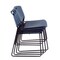 Zeng Regency Zeng Ultra Compact Metal Frame Armless Stackable Chair - Blue, PK4 4400BE4PK - alternate 5